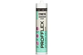 Герметик силиконовый универсальный PROFFLEX  санитарный 260ml белый (фото)
