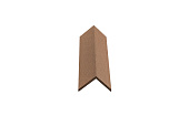 Угловой профиль CM Cladding 2000х70-70х8 мм, цвет TEAK (Тик) (фото)